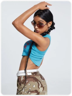 Kollyy Street Blue Letter Top Tank Top & Cami 12 Kollyy Street Blue Letter Top Tank Top & Cami -Tops Sales 6b15dcec2d2860b11a6b8d9026fbd809