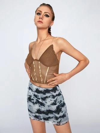 Kollyy Brown Top Tank Top & Cami 4 Kollyy Brown Top Tank Top & Cami - Image 4