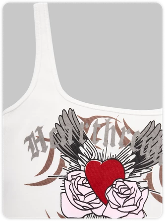 Kollyy Casual White Top Tank Top & Cami 2 Kollyy Casual White Top Tank Top & Cami - Image 2