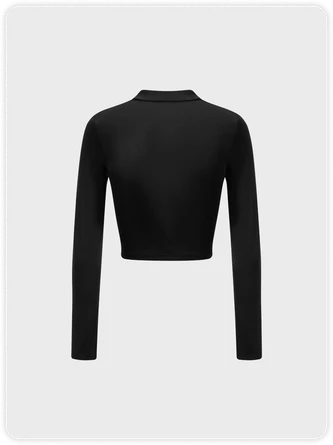 Kollyy Punk Black Cut Out Metal Top T-Shirt 4 Kollyy Punk Black Cut Out Metal Top T-Shirt - Image 4