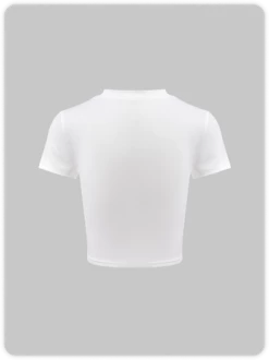 Kollyy Street White Figure Letter Top T-Shirt 7 Kollyy Street White Figure Letter Top T-Shirt -Tops Sales 6c88251474394cdcca7b744572c25950