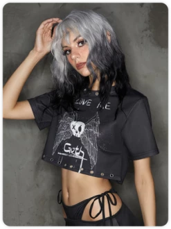 Kollyy Street Black Top T-Shirt 10 Kollyy Street Black Top T-Shirt -Tops Sales 6cc09152e9255d2f2f9b0ad938c748d6