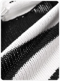 Kollyy Black-White Top Sweater -Tops Sales 6fd0781f7578e06985d9853756527fc3