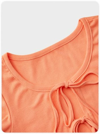 Kollyy Casual Apricot Top T-Shirt 8 Kollyy Casual Apricot Top T-Shirt - Image 8