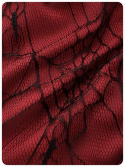 Kollyy Punk Red Mesh Double Layer Halloween Top Tank Top & Cami -Tops Sales 7086a37a9b7b8ca2f099d400878ab379