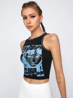 Kollyy Casual Black Top Tank Top & Cami -Tops Sales 709c9651a38d50b3a4d229caed5c6e15