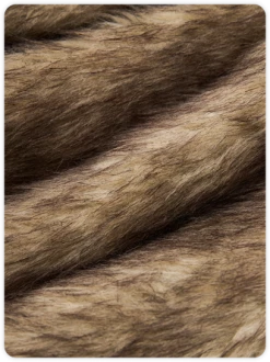 Kollyy Y2k Brown Patchwork Sherpa Top Outwear -Tops Sales 7165c96a165a18b21709386fead9f92d