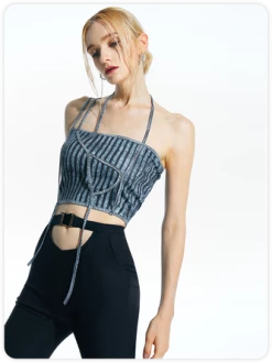 Kollyy Blue Top Tank Top & Cami -Tops Sales 72a101d274d6601f965903fdcb891c48