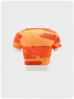 Kollyy Casual Orange Top T-Shirt -Tops Sales 7476ba079f2681aede07d1bea1cd74ee