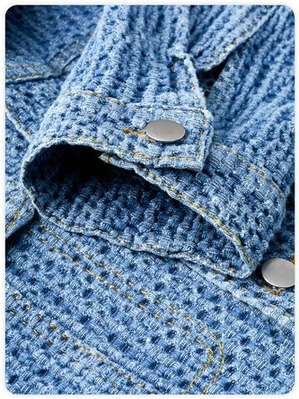 Kollyy Casual Blue Top Outwear 2 Kollyy Casual Blue Top Outwear - Image 2