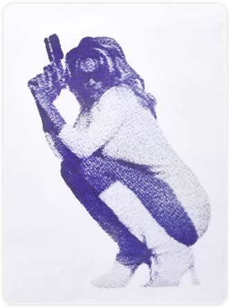 Kollyy Y2K White Figure Top T-Shirt 2 Kollyy Y2K White Figure Top T-Shirt - Image 2