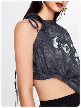 Kollyy Street Deep Gray Top Tank Top & Cami 3 Kollyy Street Deep Gray Top Tank Top & Cami - Image 3