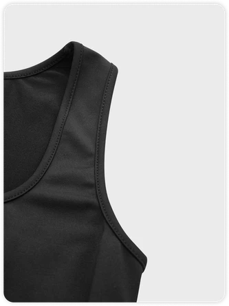 Kollyy Black Top Tank Top & Cami 2 Kollyy Black Top Tank Top & Cami - Image 2