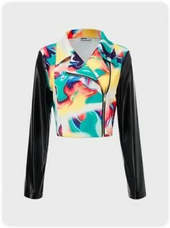 Kollyy Vintage Multicolor Top Outwear