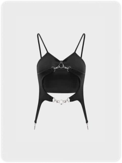 Kollyy Black Top Tank Top & Cami