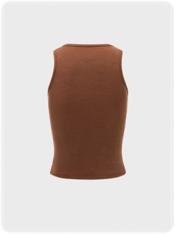 Kollyy Y2K Brown Hotfix Rhinestone Graphic Top Tank Top & Cami -Tops Sales 7925bbee3b782cebc46b3466c19a7630