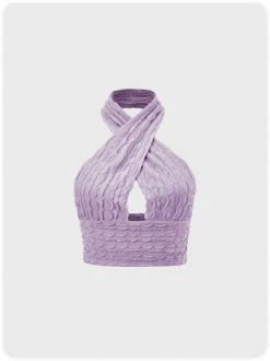 Kollyy Purple Top Tank Top & Cami