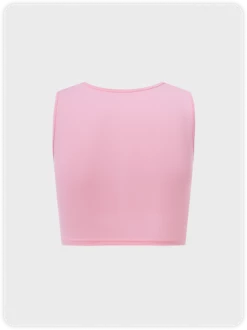 Kollyy Street Pink Metal Letter Pin Top Tank Top & Cami -Tops Sales 7a07c39af2ff0307a45a7ad9983522be