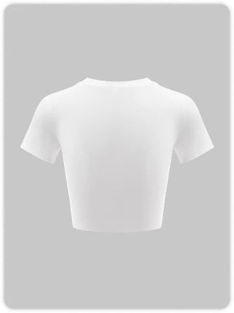 Kollyy Y2K White Body Top T-Shirt 4 Kollyy Y2K White Body Top T-Shirt - Image 4