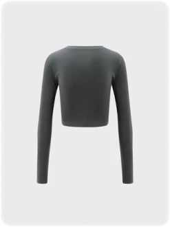 Kollyy Y2K Deep Gray Star Cut Out Top T-Shirt -Tops Sales 7ca2f9f0832582eac01cd0f3437cae46