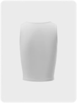 Kollyy Street White Metal Skull Cut Out Halloween Top Tank Top & Cami -Tops Sales 7df8251d552aef9512f52b530bceaf4c