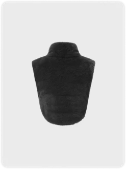 Kollyy Y2K Deep Gray Sherpa Cut Out Top Outwear -Tops Sales 7e6cbdaf17ca20c4de02d81df85e058c