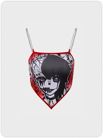 Kollyy Street Red Top Tank Top & Cami 2 Kollyy Street Red Top Tank Top & Cami - Image 2