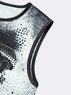 Kollyy Street Black Eye Hotfix Rhinestone Top Tank Top & Cami -Tops Sales 800198b5ae0ea87c16eebf6a706295fa