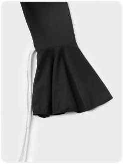 Kollyy Edgy Black Asymmetrical Design Top T-Shirt -Tops Sales 80676c71722b47bb3674715b8b864067