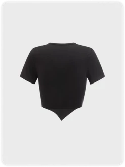 Kollyy Casual Black Top T-Shirt 7 Kollyy Casual Black Top T-Shirt -Tops Sales 80d313746c1a13e5d39023d49349c32f