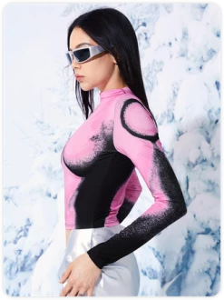 Kollyy Edgy Deep Pink Top T-Shirt 13 Kollyy Edgy Deep Pink Top T-Shirt -Tops Sales 8166aefcdf3a2fe342b5bdaab934af99