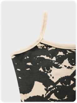 Kollyy Y2K Khaki Camo Top Tank Top & Cami -Tops Sales 8198a7f1475adcba4b429acfc107fa85