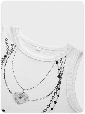 Kollyy Casual White Top Tank Top & Cami 2 Kollyy Casual White Top Tank Top & Cami - Image 2