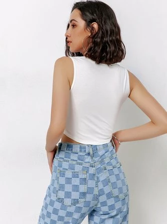 Kollyy Casual Black Top Tank Top & Cami 4 Kollyy Casual Black Top Tank Top & Cami - Image 4