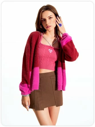 Kollyy Casual Deep Pink Top Sweater 6 Kollyy Casual Deep Pink Top Sweater - Image 6