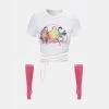 Kollyy Fashion White Top T-Shirt