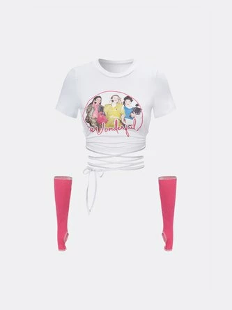 Kollyy Fashion White Top T-Shirt 1 Kollyy Fashion White Top T-Shirt