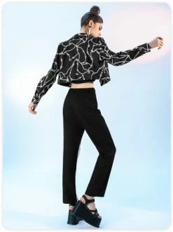 Kollyy Casual Black Top Outwear 12 Kollyy Casual Black Top Outwear -Tops Sales 8333f074aaf3c8245d6a1005f287dc5b