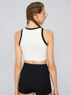 Kollyy Casual White Top Tank Top & Cami 23 Kollyy Casual White Top Tank Top & Cami -Tops Sales 84bd2eca585732afee57195a70a3062f