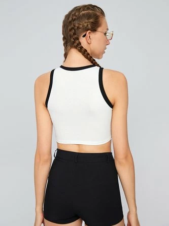 Kollyy Casual White Top Tank Top & Cami 12 Kollyy Casual White Top Tank Top & Cami - Image 12