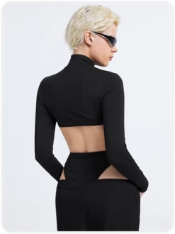 Kollyy Y2K Black Buckle Top Bodysuit 16 Kollyy Y2K Black Buckle Top Bodysuit -Tops Sales 87d598d02fa7a8bff6a52cd46fe38045