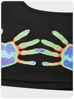 Kollyy Edgy Black Hand Printed Asymmetrical Design Thermostimulative Top 8 Kollyy Edgy Black Hand Printed Asymmetrical Design Thermostimulative Top -Tops Sales 8920f1ac61270b33159cf21e4ed8d1cf