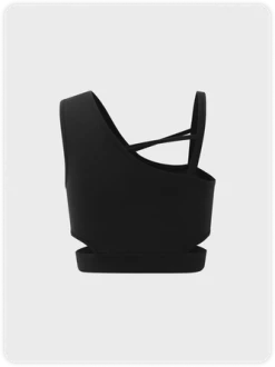 Kollyy Street Black Lace-Up Design Asymmetrical Design Top Tank Top & Cami 7 Kollyy Street Black Lace-Up Design Asymmetrical Design Top Tank Top & Cami -Tops Sales 8924897ef3eb8c516bc556e480cd716b