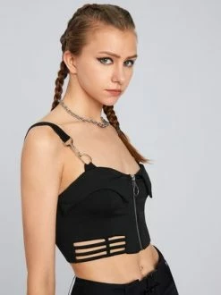 Kollyy Fashion Black Top Tank Top & Cami 17 Kollyy Fashion Black Top Tank Top & Cami -Tops Sales 895ad967a77575a20318b3040b680b63