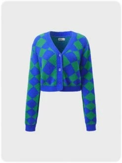 Kollyy Casual Cyan Top Sweater