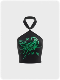 Kollyy Vintage Black Top Tank Top & Cami