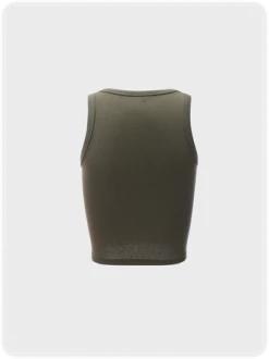 Kollyy Y2K Army Green Graphic Slim Top Tank Top & Cami 5 Kollyy Y2K Army Green Graphic Slim Top Tank Top & Cami -Tops Sales 8b2eac8175d133fcb4128e3696140b73