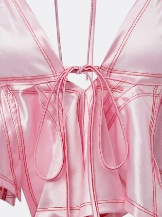 Kollyy Pink Top Tank Top & Cami 2 Kollyy Pink Top Tank Top & Cami - Image 2