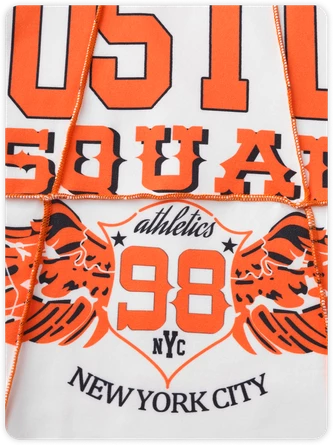 Kollyy Street White Letter Inside-Out Top T-Shirt 2 Kollyy Street White Letter Inside-Out Top T-Shirt - Image 2