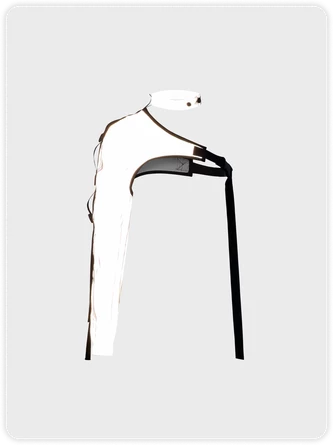 Kollyy Street Green Asymmetrical Design Buckle Cyber Punk Top Outwear 2 Kollyy Street Green Asymmetrical Design Buckle Cyber Punk Top Outwear - Image 2